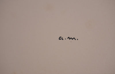 Albert MARQUET : Dans le creux de son cou, Lithographie originale signée