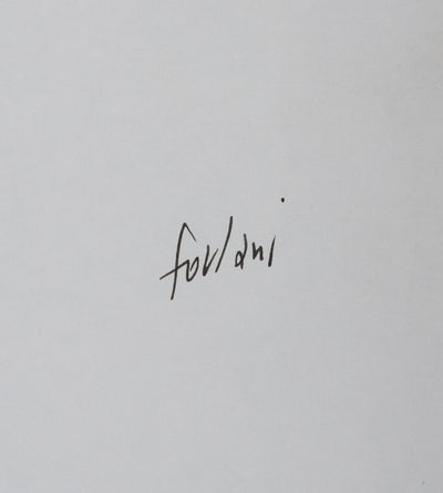 Remo FORLANI : L'arbre de l'écrivain, Autographe et dessin original signé