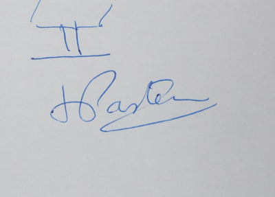 Joseph PASTEUR : Le tout petit sapin, Autographe et dessin original signé