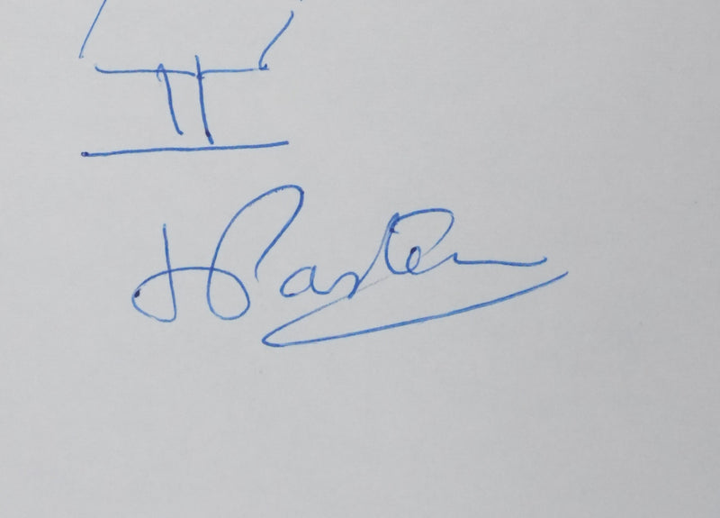 Joseph PASTEUR : Le tout petit sapin, Autographe et dessin original signé