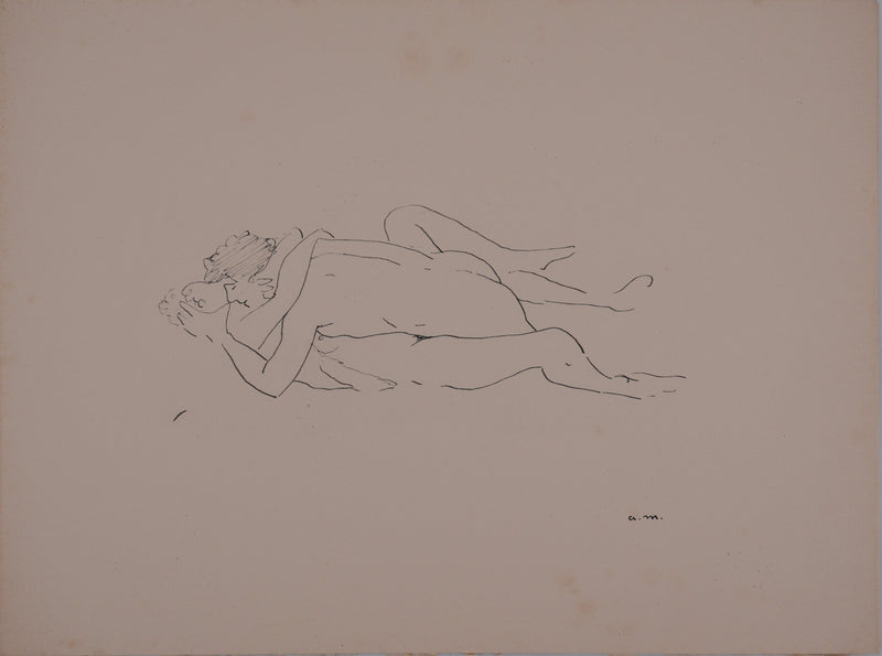 Albert MARQUET : Passion intime, Lithographie originale signée
