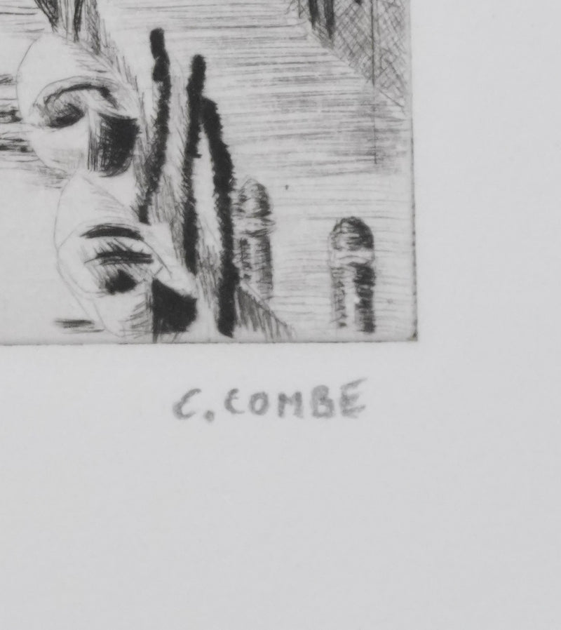 Camille COMBE : Venise, De canal en canal, Gravure originale signée