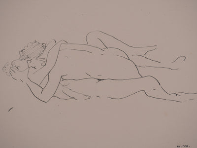 Albert MARQUET : Passion intime, Lithographie originale signée