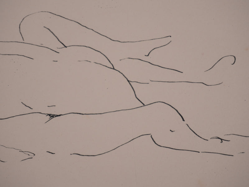 Albert MARQUET : Passion intime, Lithographie originale signée