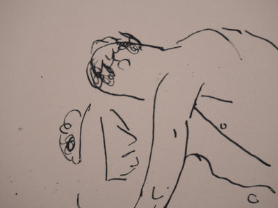 Albert MARQUET : Couple intime, Lithographie originale signée