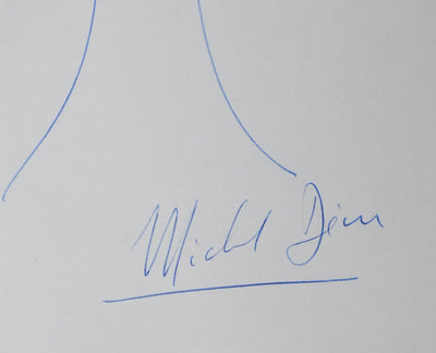 Michel DEON : L'arbre, Autographe et dessin original signé