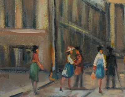 Michel PABOIS : Paris, L'église de la Madeleine, Huile sur toile originale signée