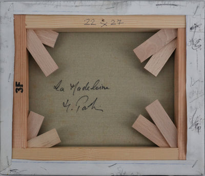 Michel PABOIS : Paris, L'église de la Madeleine, Huile sur toile originale signée