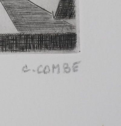 Camille COMBE : Lumière et musique, Gravure originale signée