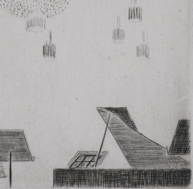 Camille COMBE : Lumière et musique, Gravure originale signée