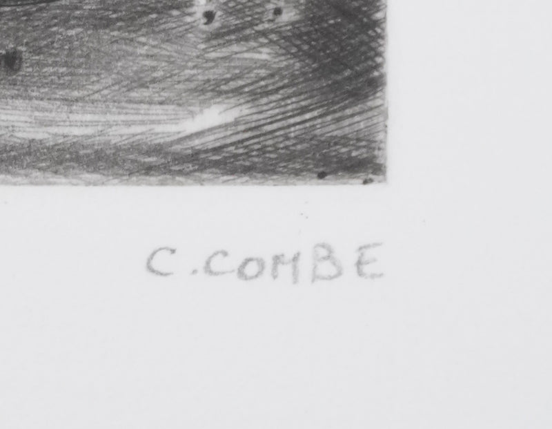 Camille COMBE : Adagio, Gravure originale signée