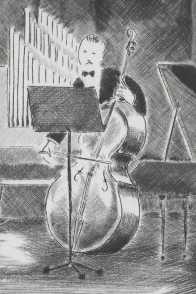 Camille COMBE : Adagio, Gravure originale signée
