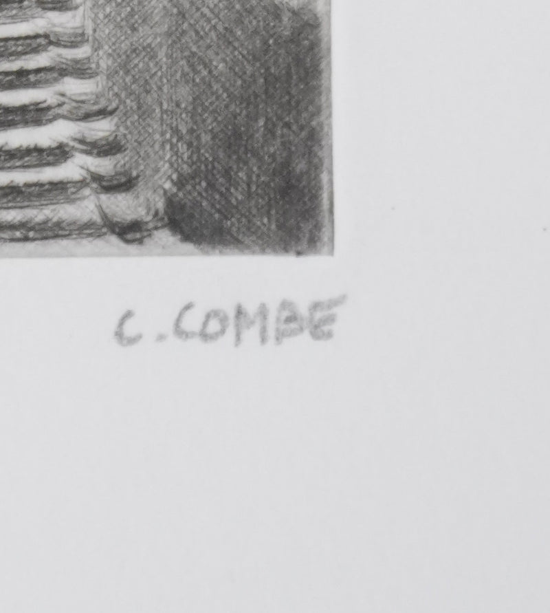 Camille COMBE : Clarté, Gravure originale signée