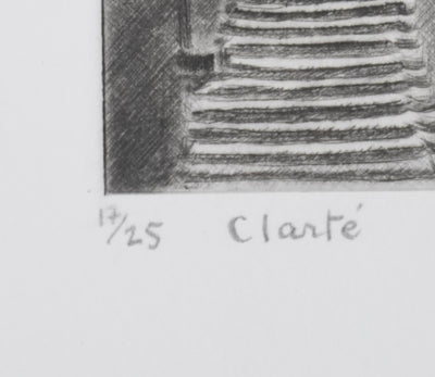 Camille COMBE : Clarté, Gravure originale signée
