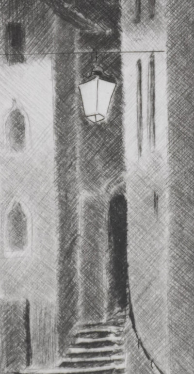 Camille COMBE : Clarté, Gravure originale signée