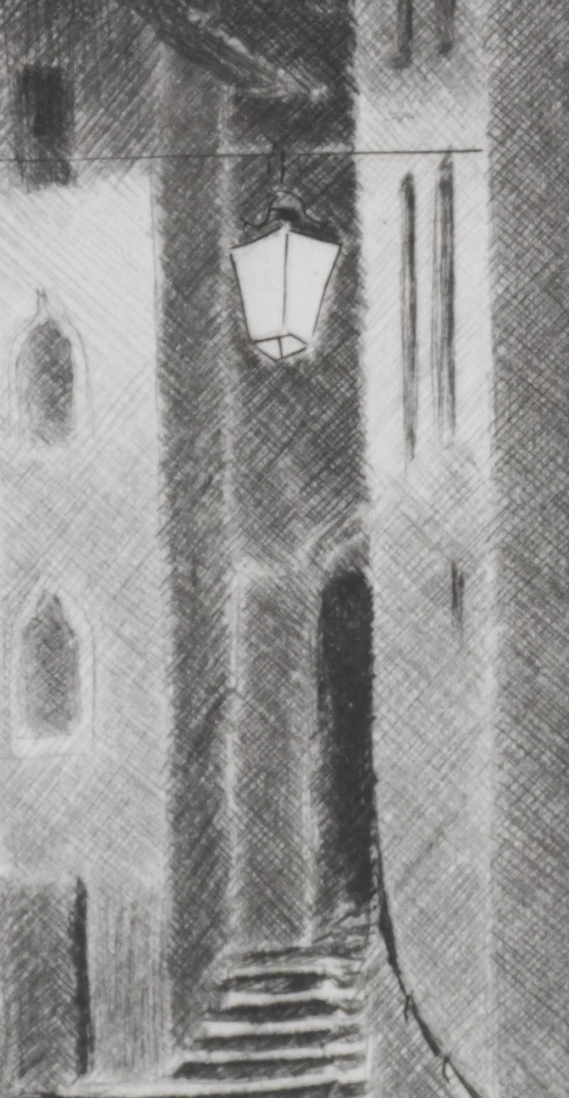 Camille COMBE : Clarté, Gravure originale signée