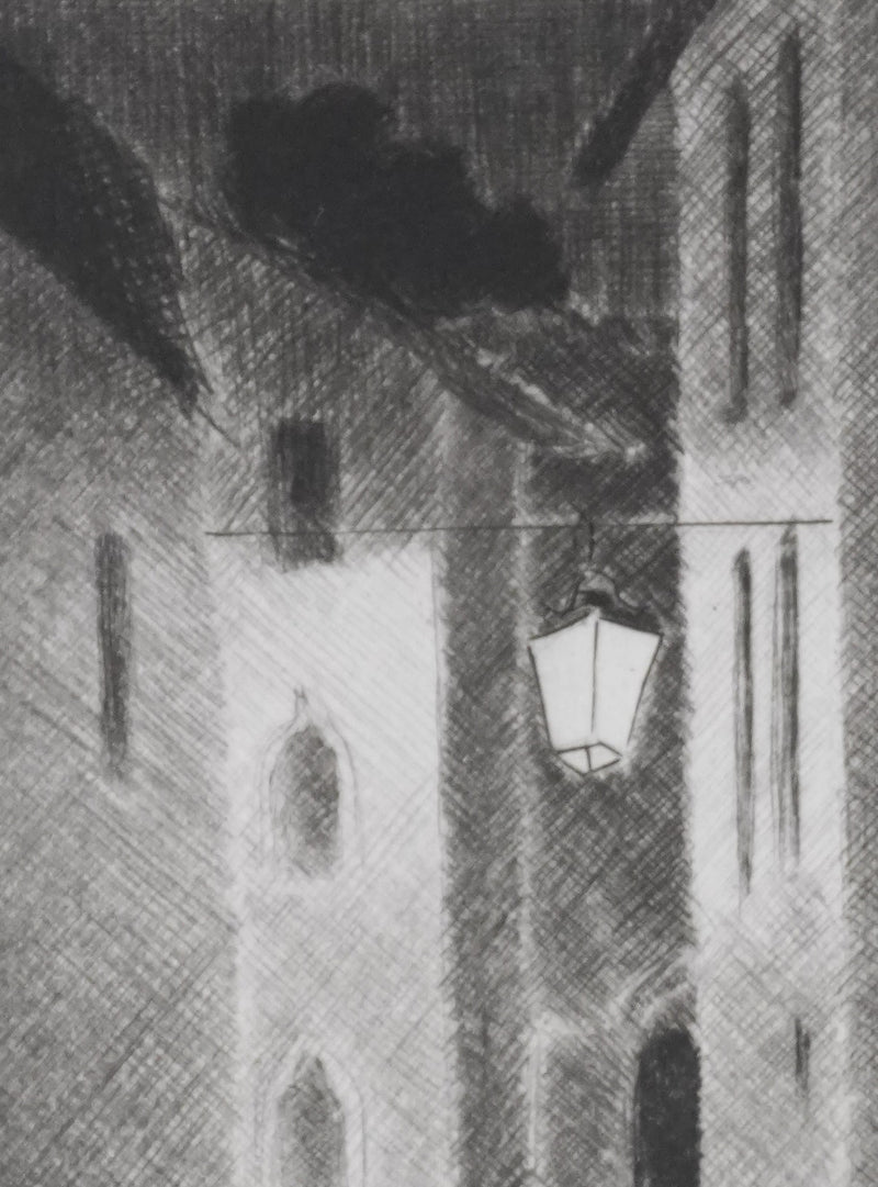 Camille COMBE : Clarté, Gravure originale signée
