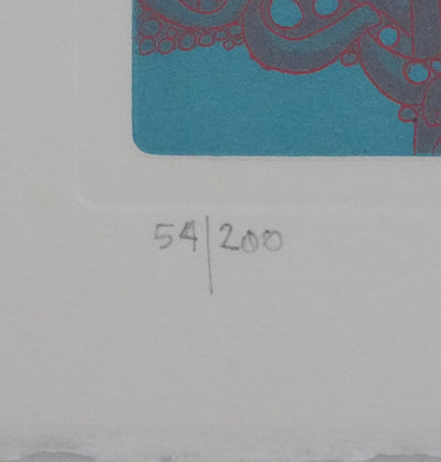 Antonio ANDIVERO : La cathédrale, Gravure originale signée