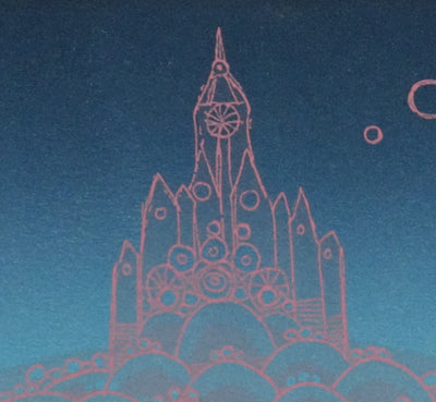 Antonio ANDIVERO : La cathédrale, Gravure originale signée