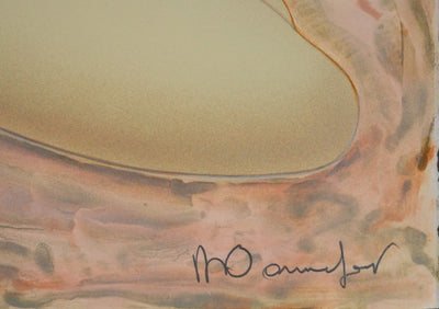 Alain BONNEFOIT : Nu féminin détendu, Lithographie originale signée