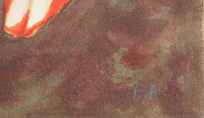 Alain BONNEFOIT : Nu au cygne, Lithographie originale signée