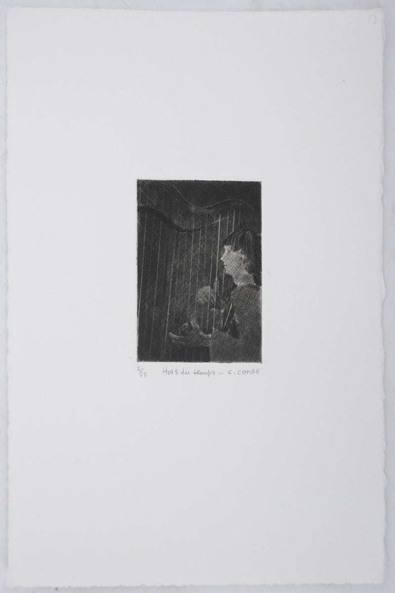 Camille COMBE : Hors du temps, Gravure originale signée