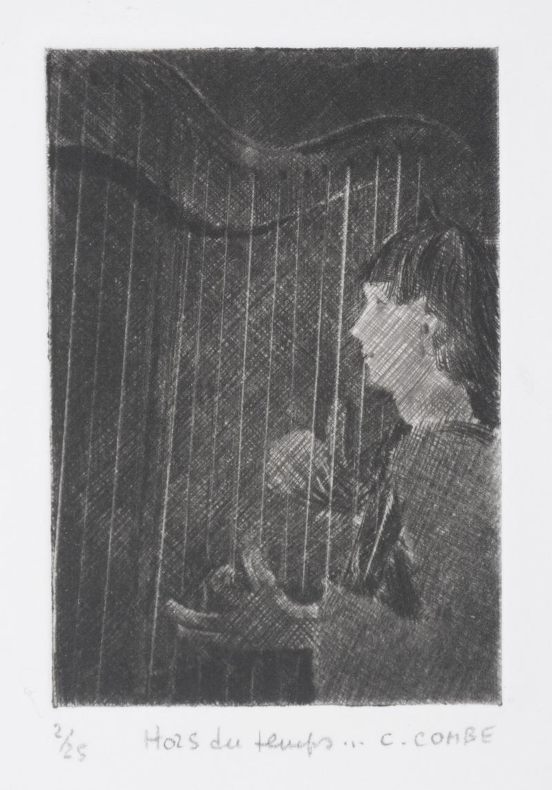 Camille COMBE : Hors du temps, Gravure originale signée