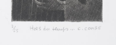 Camille COMBE : Hors du temps, Gravure originale signée