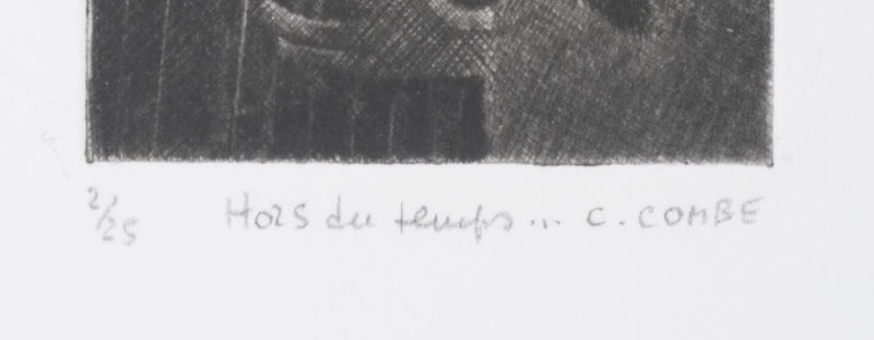 Camille COMBE : Hors du temps, Gravure originale signée
