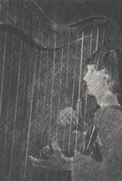 Camille COMBE : Hors du temps, Gravure originale signée