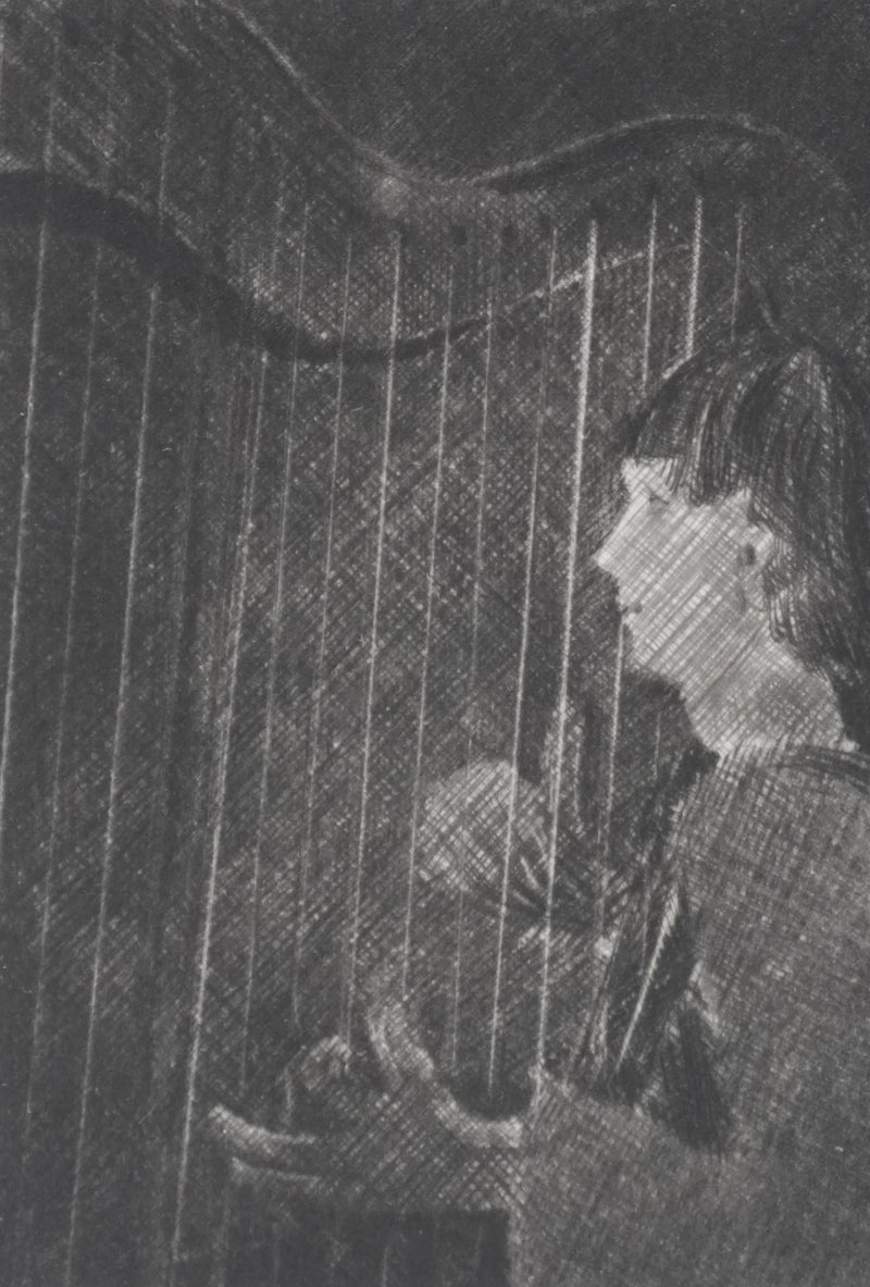 Camille COMBE : Hors du temps, Gravure originale signée
