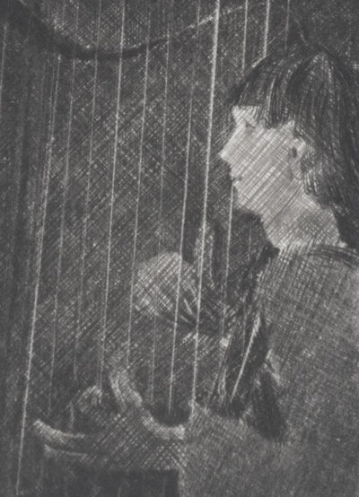 Camille COMBE : Hors du temps, Gravure originale signée