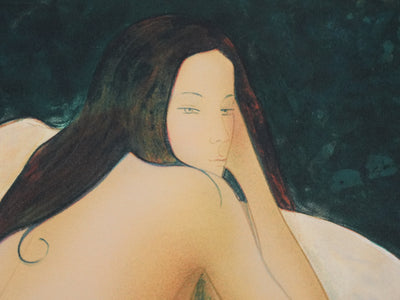 Alain BONNEFOIT : L'attente du modèle, Lithographie originale signée