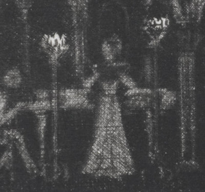 Camille COMBE : Récital, Gravure originale signée