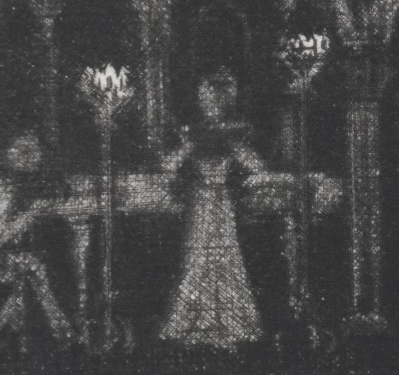 Camille COMBE : Récital, Gravure originale signée