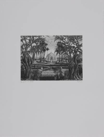 François HOUTIN : Le toucher, Gravure originale signée