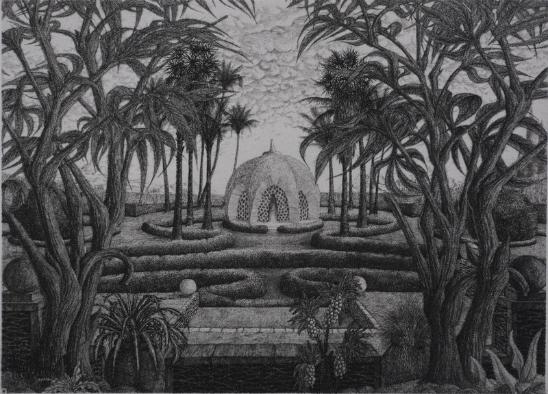 François HOUTIN : Le toucher, Gravure originale signée