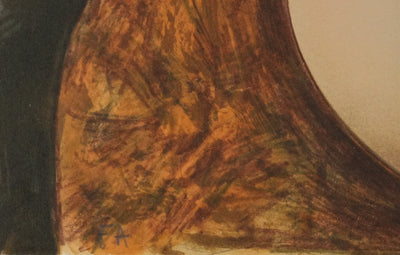 Alain BONNEFOIT : Intimité féminine, Lithographie originale signée