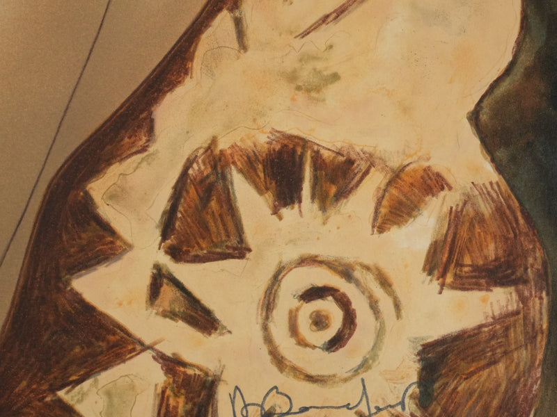 Alain BONNEFOIT : Intimité féminine, Lithographie originale signée