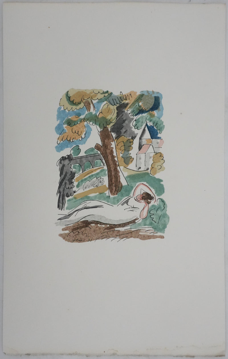 Adolphe FEDER : Sieste sous l&