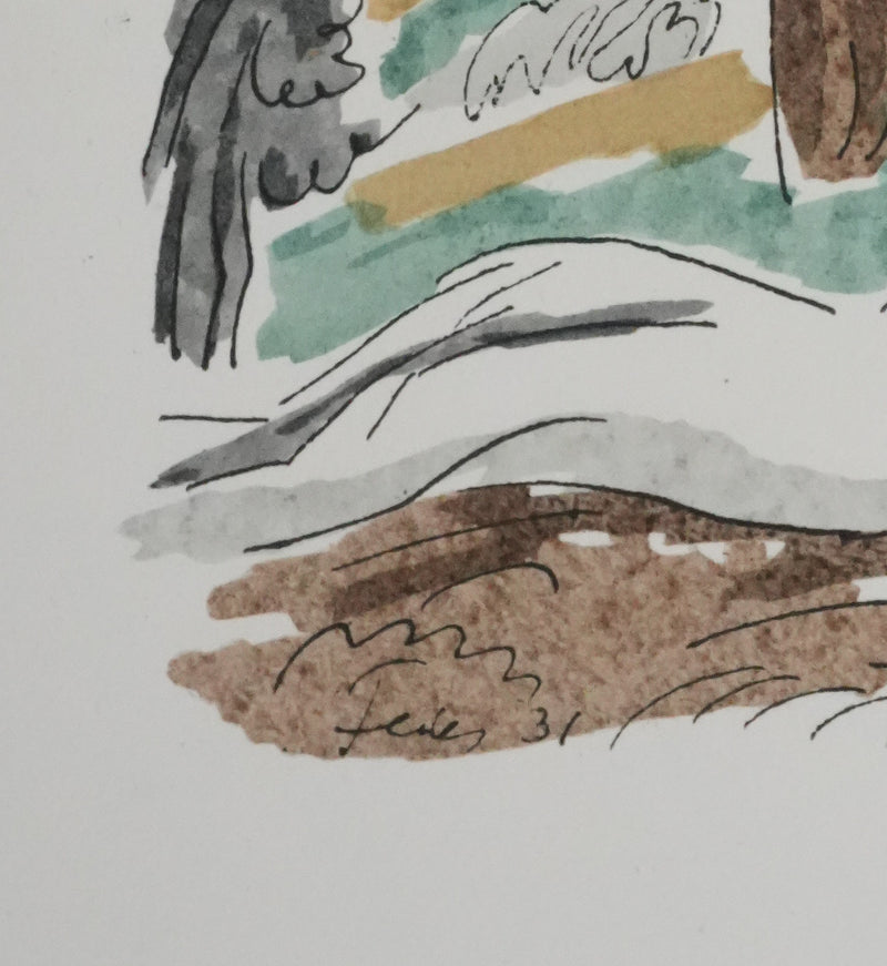 Adolphe FEDER : Sieste sous l&