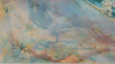 Alain BONNEFOIT : Odalisque mélancolique, Lithographie originale signée