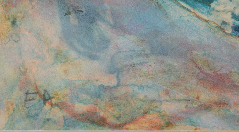 Alain BONNEFOIT : Odalisque mélancolique, Lithographie originale signée