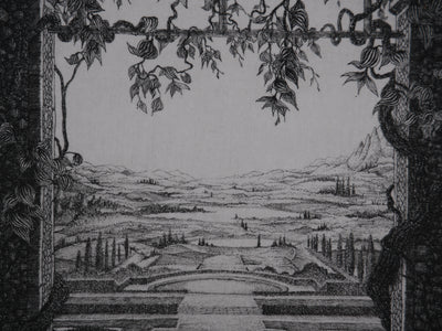François HOUTIN : La vue, Gravure originale signée