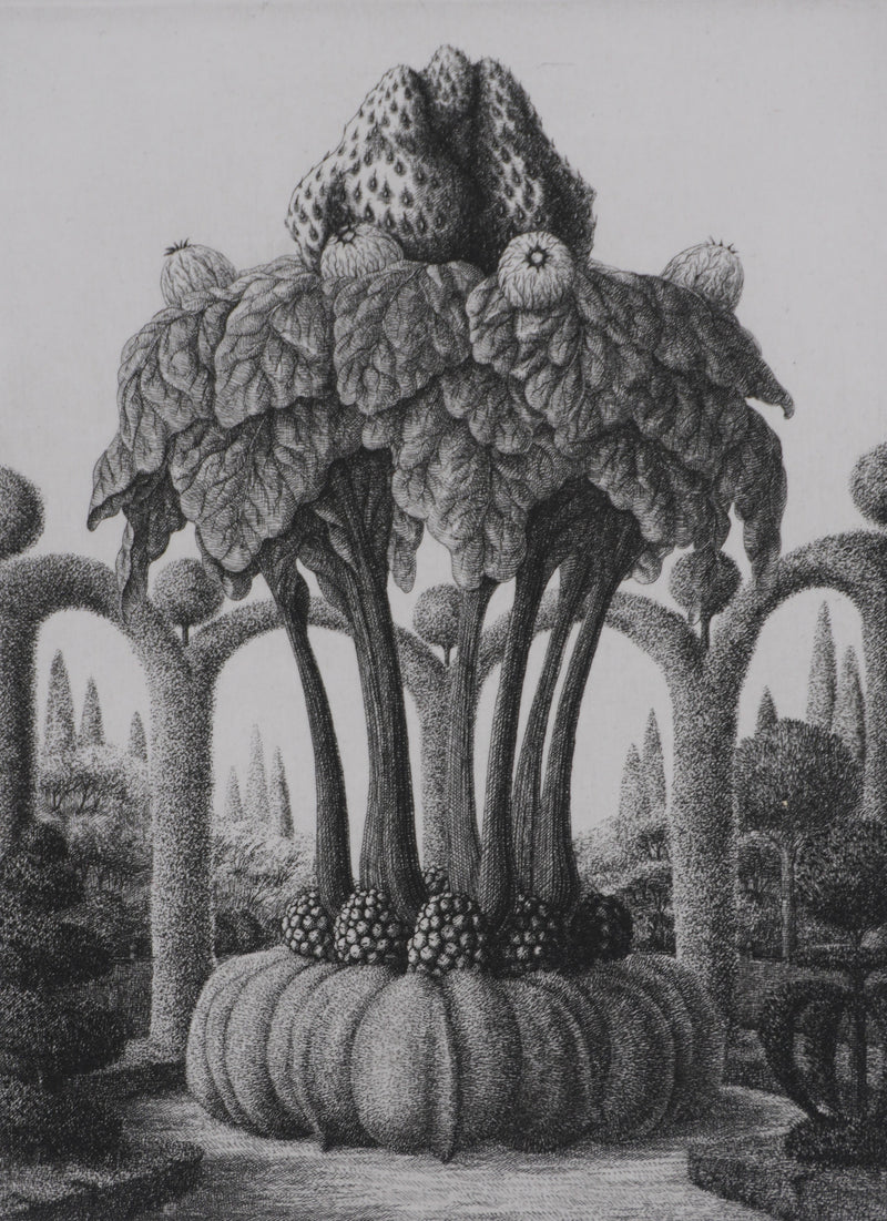 François HOUTIN : Le goût, Gravure originale signée