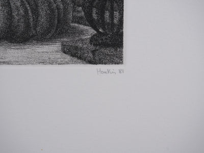 François HOUTIN : Le goût, Gravure originale signée