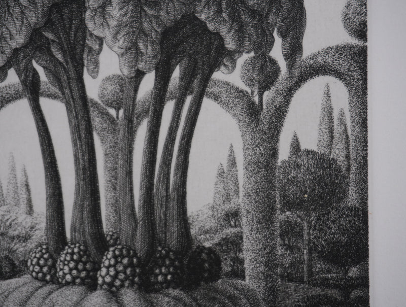 François HOUTIN : Le goût, Gravure originale signée