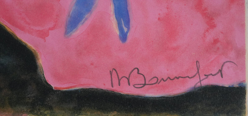 Alain BONNEFOIT : Nu endormie, Lithographie originale signée