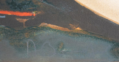 Alain BONNEFOIT : Nu dans l'obscurité, Lithographie originale signée