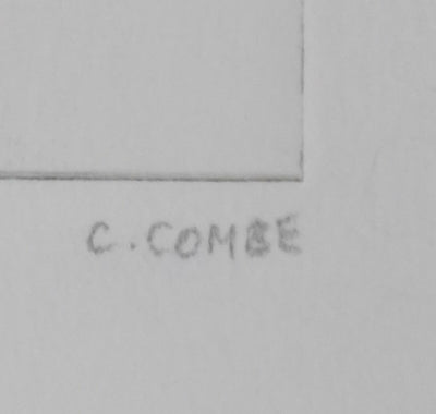 Camille COMBE : Doux fleurantes, Gravure originale signée